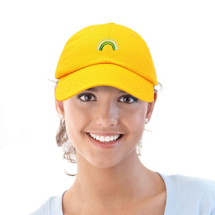 DALIX St. Patricks Rainbow Hat Womens Embroidered Baseball Cap