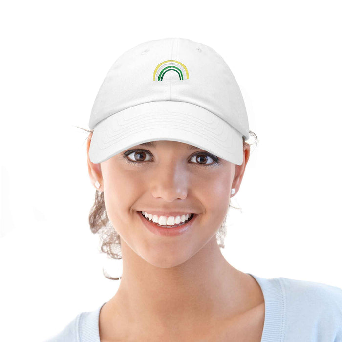 DALIX St. Patricks Rainbow Hat Womens Embroidered Baseball Cap