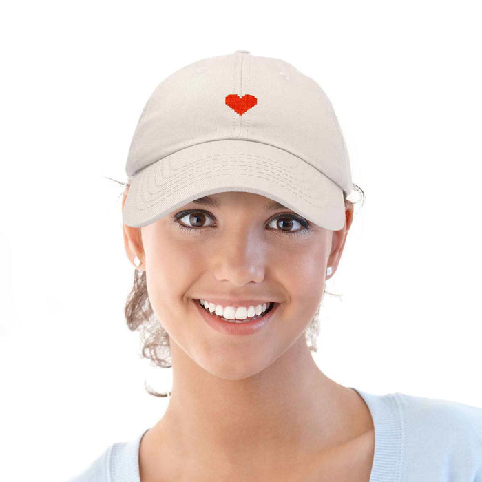 Dalix Pixel Heart Hat