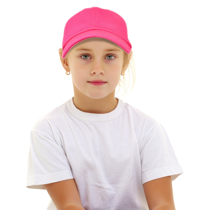 Dalix Youth Baseball Cap 100% Cotton