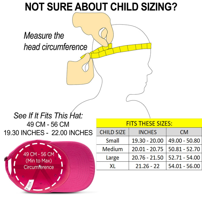 Dalix Youth Baseball Cap 100% Cotton