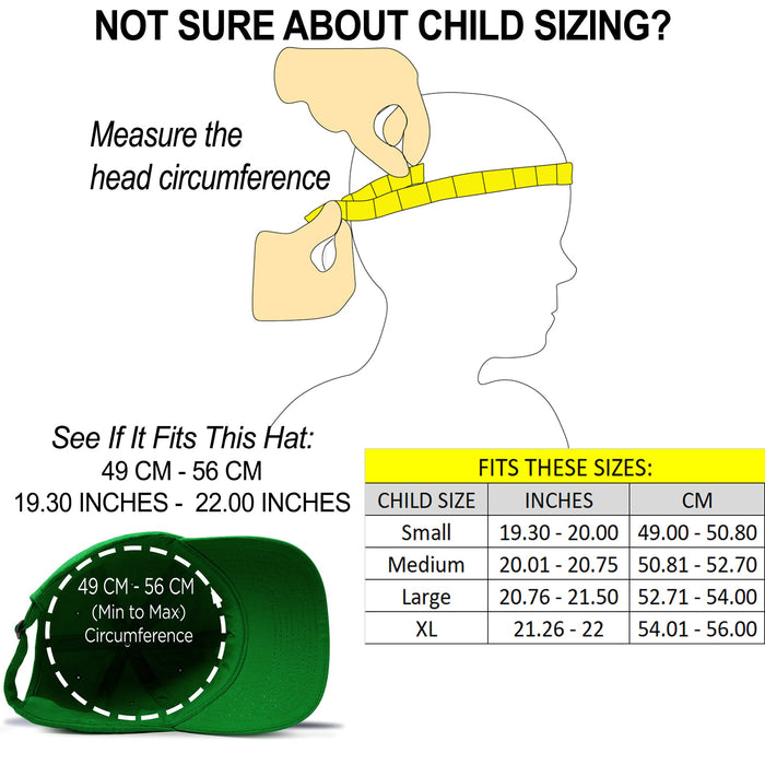 Dalix Youth Baseball Cap 100% Cotton