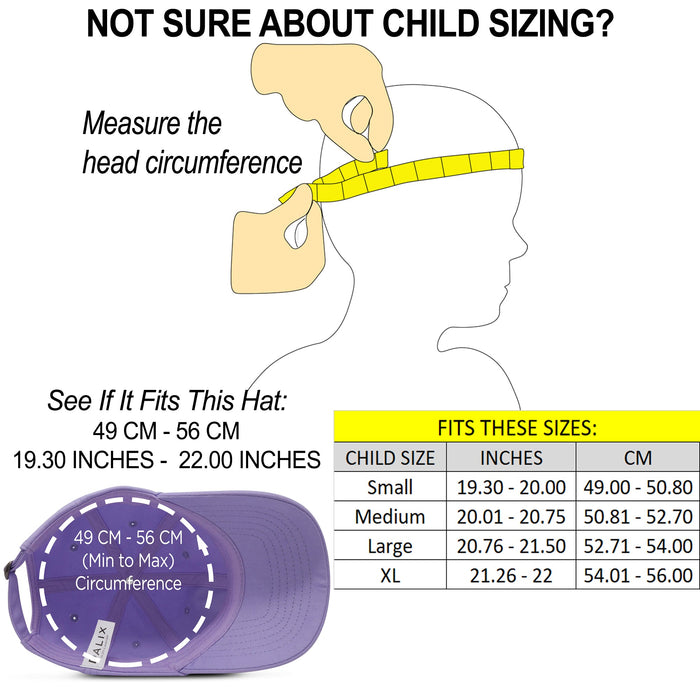 Dalix Youth Baseball Cap 100% Cotton