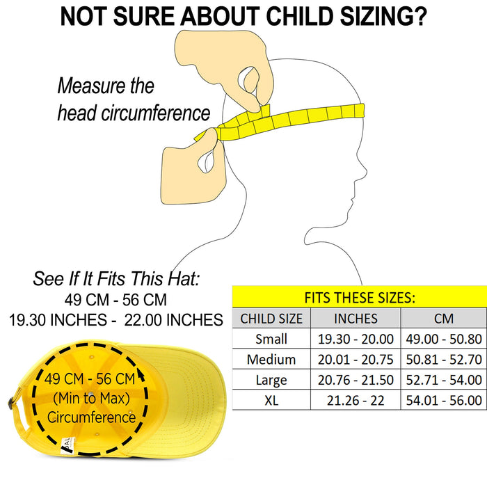 Dalix Youth Baseball Cap 100% Cotton