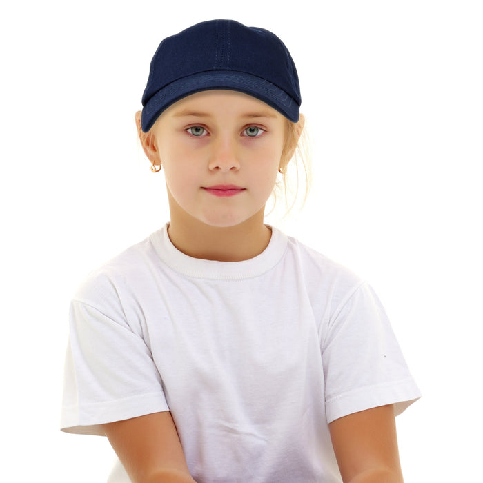 Dalix Youth Baseball Cap 100% Cotton