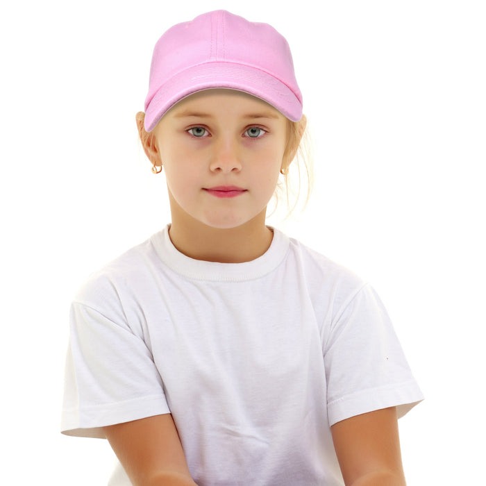 Dalix Youth Baseball Cap 100% Cotton