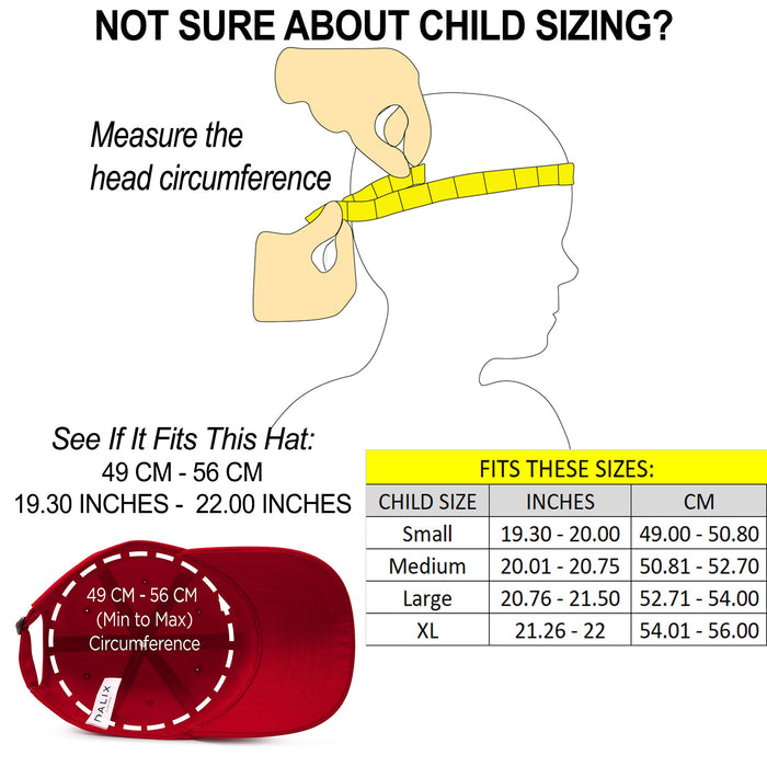 Dalix Youth Baseball Cap 100% Cotton