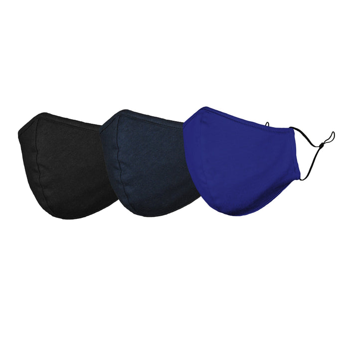 Dalix Kids Cotton Face Mask Reuseable Washable Made in USA - XXS-XS Size 3 Pack