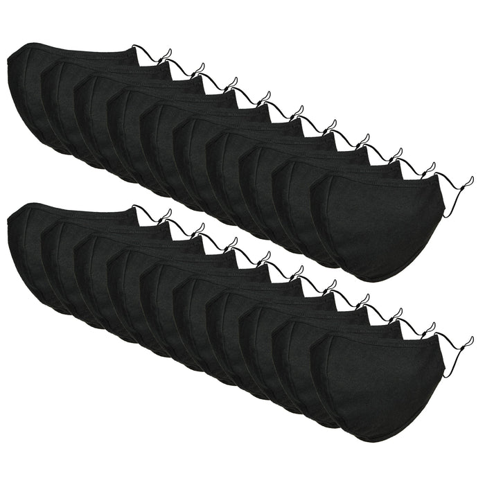 DALIX Kids Cotton Face Mask Reuseable Washable Made in USA - XXS-XS Size (20-Pack)