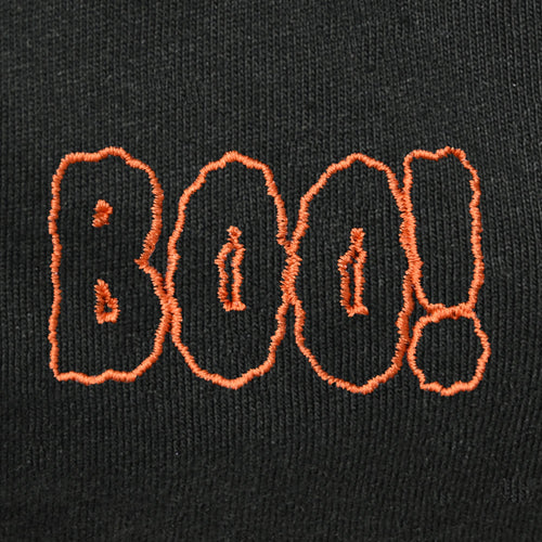 Dalix Youth Embroidered Boo Face Mask Reusable Washable in Black Made in USA - XXS-XS Size