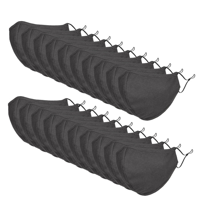 DALIX Kids Cotton Face Mask Reuseable Washable Made in USA - XXS-XS Size (20-Pack)