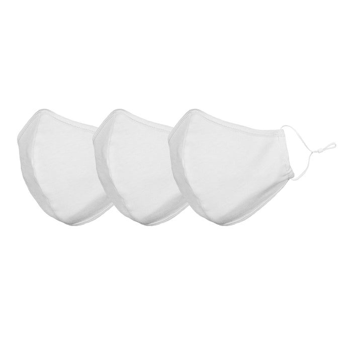 Dalix Kids Cotton Face Mask Reuseable Washable Made in USA - XXS-XS Size 3 Pack