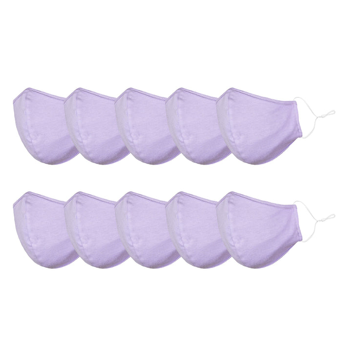 DALIX Kids Cotton Face Mask Reuseable Washable Made in USA - XXS-XS Size 10 Pack