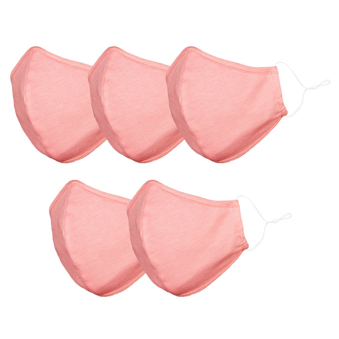 Dalix Kids Cotton Face Mask Reuseable Washable Made in USA - XXS-XS Size 5 Pack