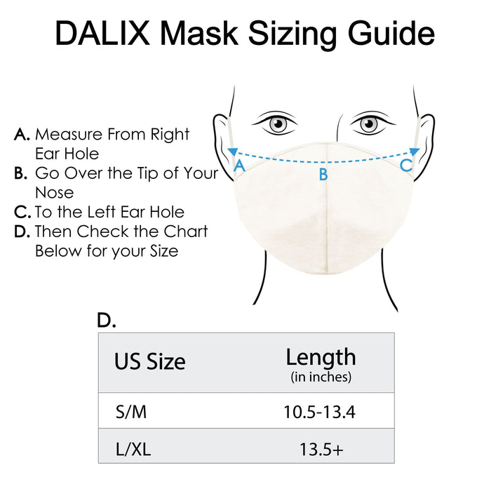 Dalix Skin Tone Cloth Face Mask 3 Layer Filter Pocket Nose Piece