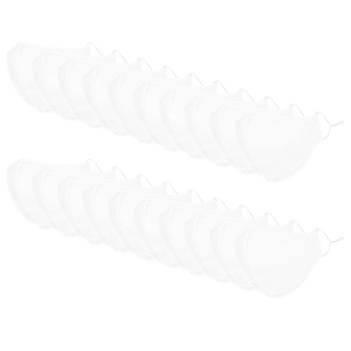 DALIX Kids Cotton Face Mask Reuseable Washable Made in USA - XXS-XS Size (20-Pack)