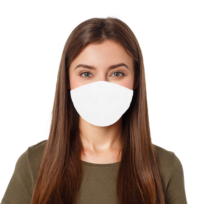 DALIX Cloth Face Mask 3 Layer Filter Pocket Adjustable Nose Ear Loops S/M with Filter- 3 Pack