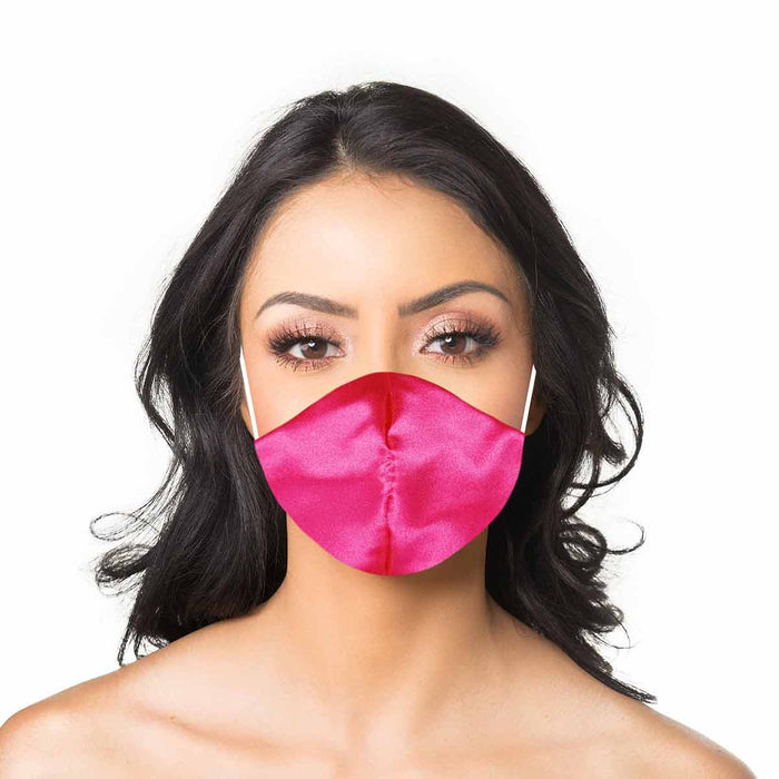 Dalix Exclusive Charmeuse Satin 3 Layer Face Mask Made in USA