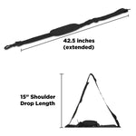 DALIX Premium Replacement Strap with Shoulder Pad for Laptop Travel Duffel Bags