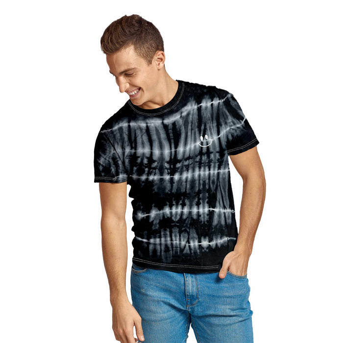 Dalix Tie Dye Smile Face Tee