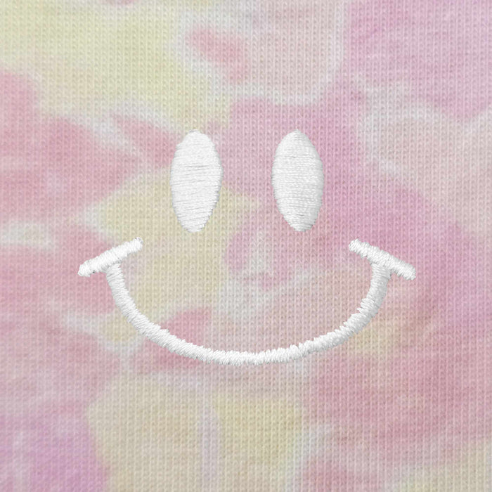 Dalix Tie Dye Smile Face Tee