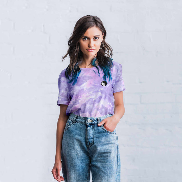 Dalix Tie Dye Yin Yang Tee