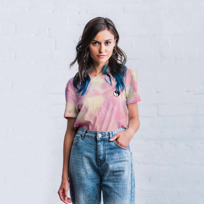 Dalix Tie Dye Yin Yang Tee