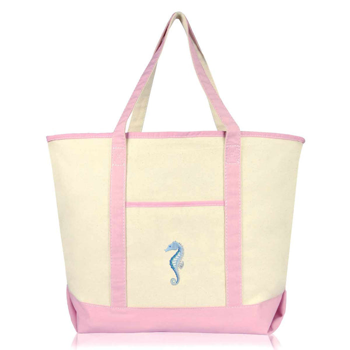 Dalix Seahorse Tote Bag