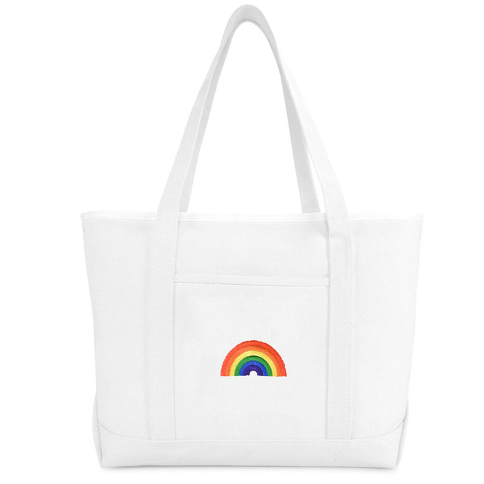 Dalix Rainbow Tote Bag