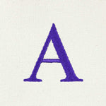 Dalix Medium Personalized Tote Bag Monogrammed Initial Letter - A
