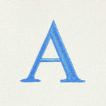 Dalix Medium Personalized Tote Bag Monogrammed Initial Letter - A