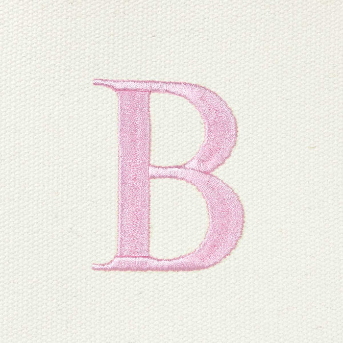 Dalix Medium Personalized Tote Bag Monogrammed Initial Letter - B