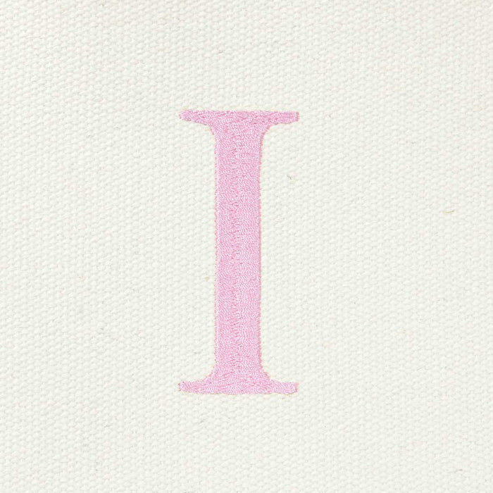 Dalix Medium Personalized Tote Bag Monogrammed Initial Letter - I