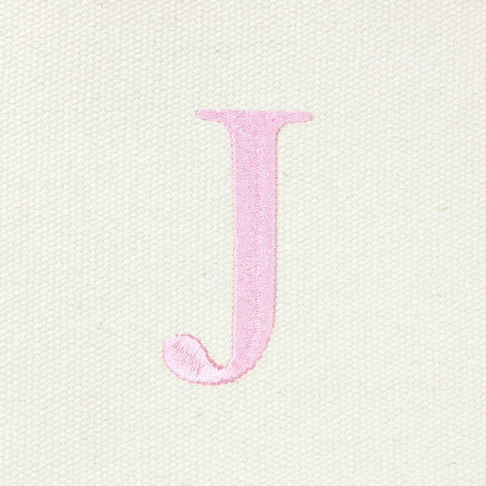 Dalix Medium Personalized Tote Bag Monogrammed Initial Letter - J