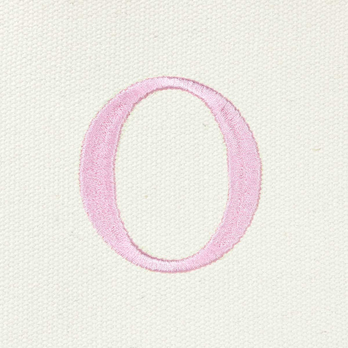 Dalix Medium Personalized Tote Bag Monogrammed Initial Letter - O