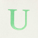 Dalix Medium Personalized Tote Bag Monogrammed Initial Letter - U