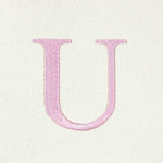 Dalix Medium Personalized Tote Bag Monogrammed Initial Letter - U