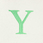 Dalix Medium Personalized Tote Bag Monogrammed Initial Letter - Y