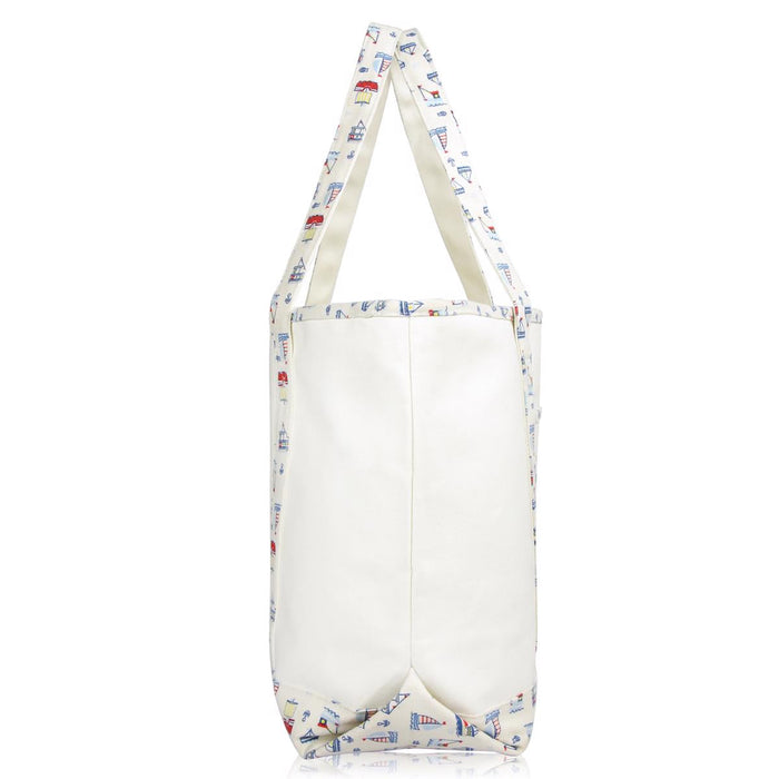 Dalix Sail Boat Tote Shoulder Bag Heavy Cotton Canvas