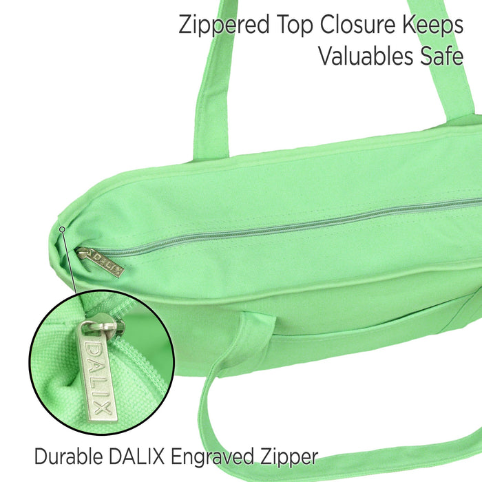 Dalix 23" Deluxe Soft Canvas Tote Bag